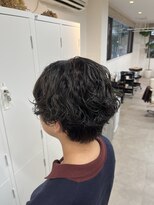 ロッコ 船橋駅(Rocco)&nbsp;ショートパーマ／ミントブラウン　船橋駅