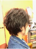 無造作カールの丸みショート☆