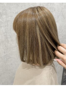 リースリー(Re.3 connecting beauty) コントラストハイライト☆ミルクティーアッシュ