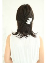 リュッカ(Lyuca)&nbsp;【黒髪　久米田】インナーカラー＊小顔＊フォギーベージュ