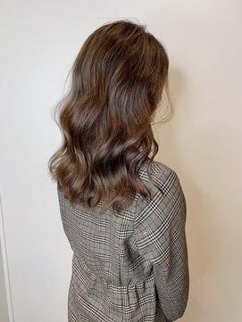 ナンバー(number+) 20代30代40代大人可愛いミルクティーベージュハイライト