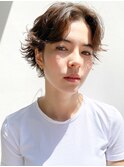 【デザインパーマ】ハンサムショート×ニュアンスパーマ