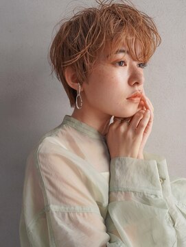 カンナ(Canna) ショート/マッシュ/前髪パーマ/マロンベージュ/髪質改善/30代