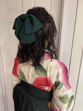 ネオリーブ チッタ 阿佐ヶ谷店(Neolive citta) 卒業式大人気着物ヘア☆ふんわりハーフアップ