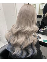 ウィステル&nbsp;ホワイトベージュ×ペールブルー《wistell mizuki》