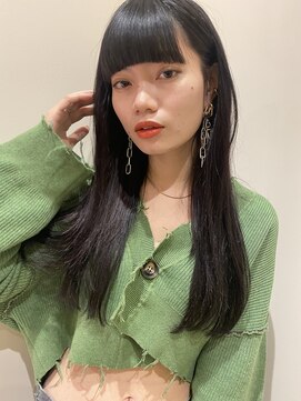 ネロ ヘアサロン 渋谷(NERO HAIR SALON) 【 三浦真穂 】エクステ　ナチュラルモード　黒髪ロング