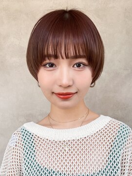 メゾンドイギー(MAISON de IGGY) マッシュ似合わせカットイメチェンレッドブラウンフルバング