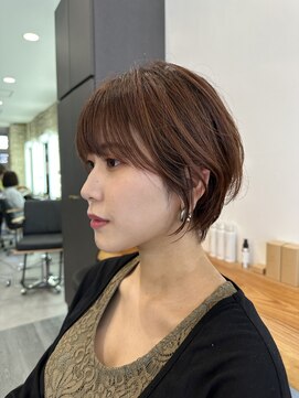 ビューエヒメ(VIEW EHIME) 大人ラフウェーブ20代30代40代ボブブラウンスウィングショート