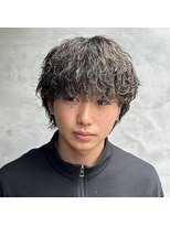 ササ(33) 【マッシュウルフ×波巻きスパイラルパーマ】
