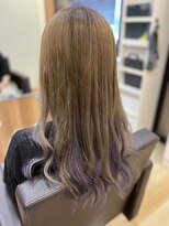 ヴァンクラウドフロムコウベ 恵庭店(VENT CLOUD from KOBE)&nbsp;10代20代30代ロングレイヤーインナーカラー大人可愛い透け感