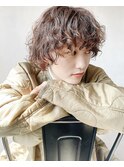 ショートウルフプードルパーマ
