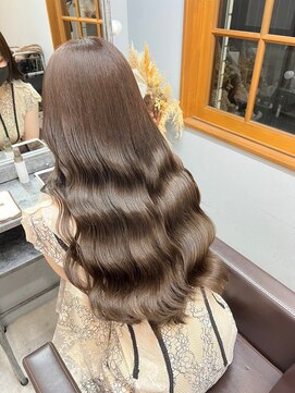 オズ 郡山桑野店(OZ) イメチェンハッシュカットフルバング似合わせレッドブラウン