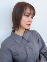 ロンド エスポワール 錦糸町(Lond espoir)&nbsp;【北澤華】シースルー前髪こなれミディボブ