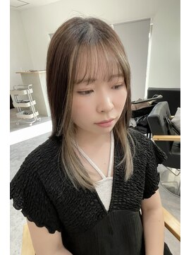 アジアエス 谷山 清和店(asia s) イヤリングカラー　フェイスフレーミング