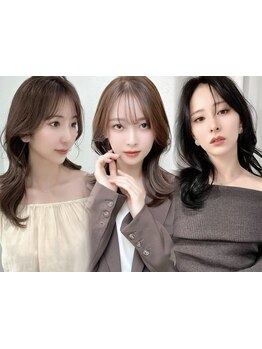 【王道の韓国風小顔くびれヘア☆】mm単位にこだわり抜いたカットで、自分史上最高に可愛い髪型へ☆[新宿]