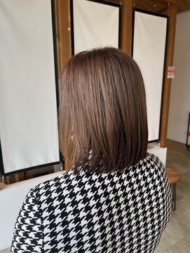 サラビューティーサイト 志免店(SARA Beauty Sight) 【琉希也style】髪質改善ストレートで朝を楽に！