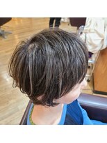 松本平太郎美容室 立川店 【立川 ハイライトショート グレージュ 30代40代50代60代◎】
