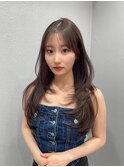韓国風/レイヤーカット/ショコラブラウン/20代/10代