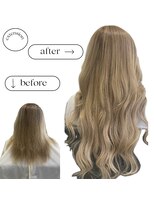 アリエル セバスチャン&nbsp;編み込みエクステ６０本