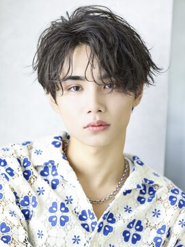 リップス 表参道店(LIPPS) 【耳かけ×ルーズウェーブ】ミディアムスパイラルパーマ