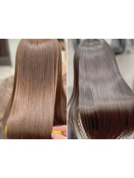 地毛風やわらか髪質改善ストレート♪やわらかくツヤツヤで”まるで地毛みたい”なストレートが得意です♪