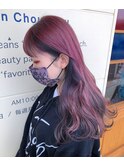 ひと味違うハイトーンインナーカラー