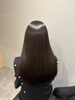 イオエ 西梅田(ioe)&nbsp;ブリーチなしカラー／髪質改善/ミルクティーベージュ/顔へア