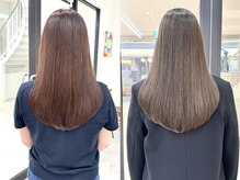 長さを変えたくない方は「ケアカット」髪の毛を整えるだけで、まとまりも扱いやすさも良くなる［髪質改善］