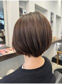 秋冬ショートボブ