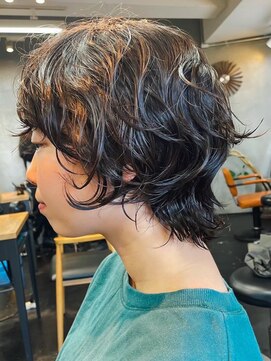 マノ 千歳烏山(MaNO) ショートボブトリートメント髪質改善パーマ前髪20代30代