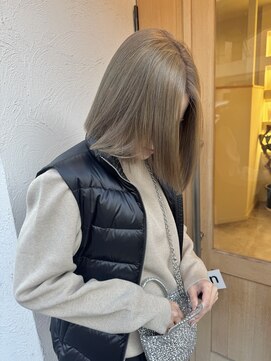 ワンブリーチ◇グレージュカラー