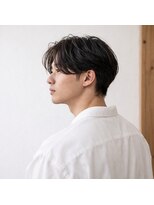 スープレックス ヘアーデザイン(SOUPREX HAIR DESIGN)&nbsp;大人メンズツーブロックセンターパート　20代 30代 40代 50代