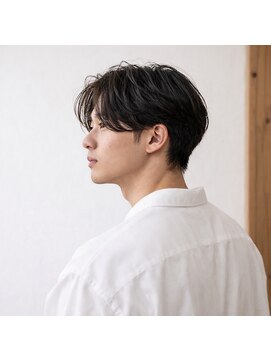 スープレックス ヘアーデザイン(SOUPREX HAIR DESIGN) 大人メンズツーブロックセンターパート　20代 30代 40代 50代