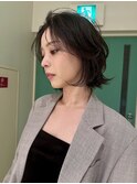 ナチュラルパーマボブ