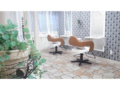 美容室ピアスの写真