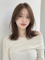 ノア(NOA)&nbsp;【NOA】ナチュラル透明感カラーくびれミディヘア