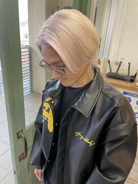 シールドヘアー 沖縄 新都心(C'LD Hair) 那覇美容室/おもろまち美容室/ホワイト/カラー/ブリーチ/メンズ