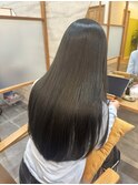 《Zina千早 藤》オリーブ/グレージュ/ブリーチなし/20代30代40代