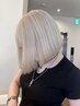 【1日でハイトーンしたい人向け】2ケアブリーチ+美髪カット+オージュアTR
