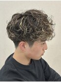 MEN’S HAIR/サーフカール/刈り上げセンターパート/伊勢崎