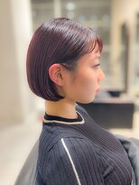 スウド(Swd)&nbsp;ショートバング＆マチルダボブ/ちょっと個性的/チェリーブラウン