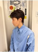 ハッシュカットグレージュデザインカラーツートーンカラー原宿