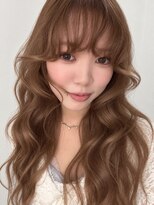 リト 四条 烏丸(riTo)&nbsp;パーマ海外ブラウンカラーレイヤーカット20代ロングデジタル