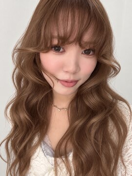 リト 四条 烏丸(riTo) パーマ海外ブラウンカラーレイヤーカット20代ロングデジタル