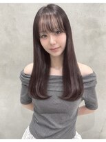 ロンドネートゥル 新潟(Lond naitre) レイヤーなしワンカール/ラベンダーブラウン