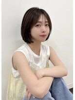 オーロ 西宮店(ORO)&nbsp;ナチュラルブラウン ショートボブ
