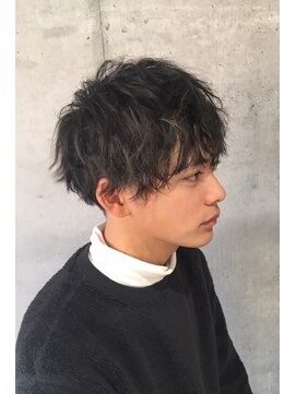 ゼンコー アオヤマ(ZENKO Aoyama) 横顔が素敵に決まるツイストパーママッシュ[表参道/青山]