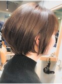 オーダーNO1ハンサムショートマロンベージュ◎20代30代40代50代