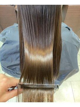 ルー(loup) 縮毛矯正/ストレート/髪質改善/オリーブ/ベージュ/天神/大名