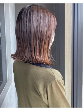 フィオーレ ヘアデザイン(FIORE hair design) ブラウン　ボブ